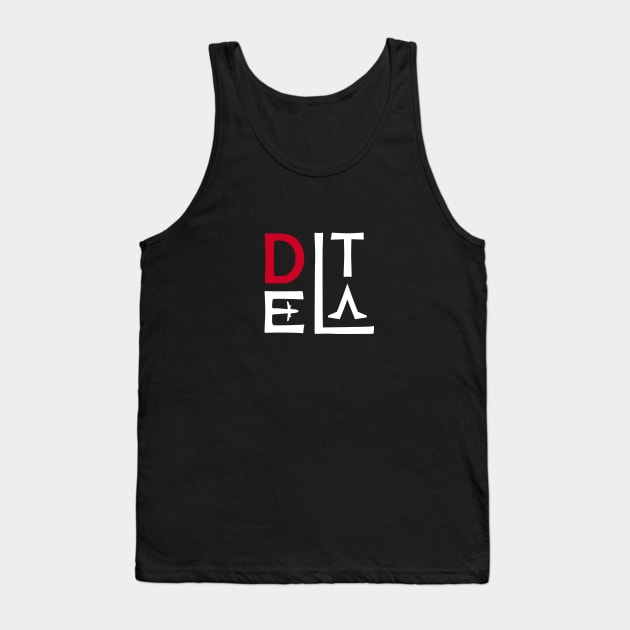 DELTA Aviation Phonetic Alphabet Pilot Airplane Tank Top by For HerHim